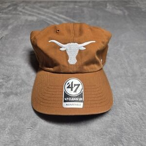 Texas Longhorns 47 Brand Clean Up Hat NCAA Final Four Burnt Orange Adjustable
